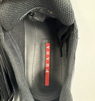 Prada America Cup Patent Sneakers
