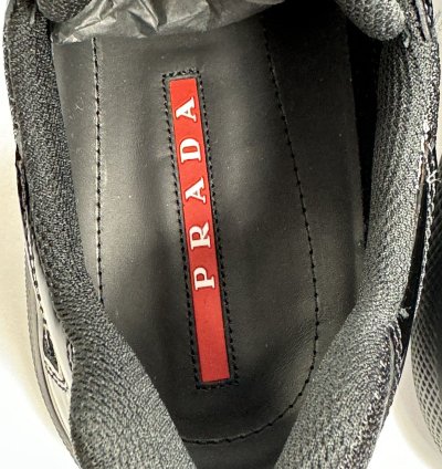 Prada America Cup Patent Sneakers