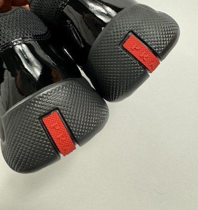 Prada America Cup Patent Sneakers