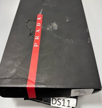 Prada America Cup Patent Technical Fabric Sneakers Black