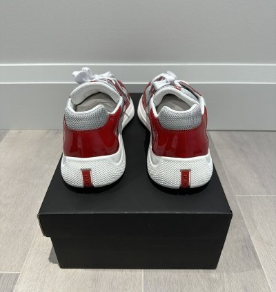 Prada America Cup Red Silver