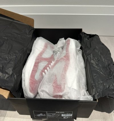 Prada America Cup Red Silver