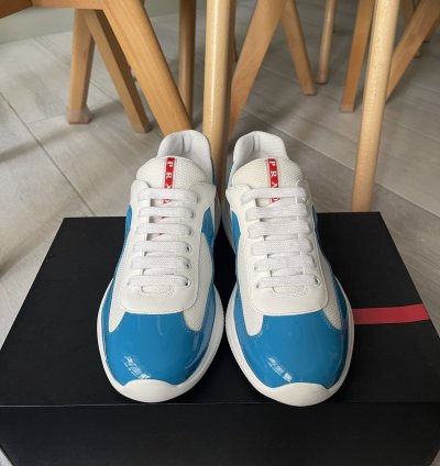 Prada America Cup Sneaker Light Blue