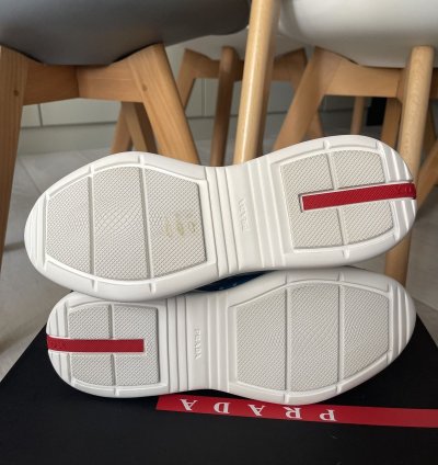 Prada America Cup Sneaker Light Blue
