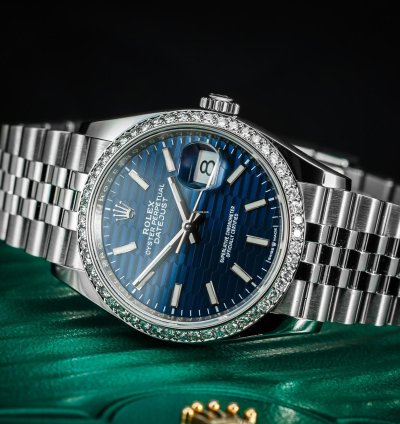 Rolex Datejust 36 Iced Blue Fluted Motif
