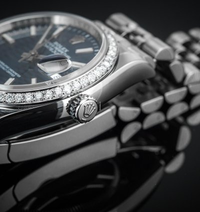 Rolex Datejust 36 Iced Blue Fluted Motif
