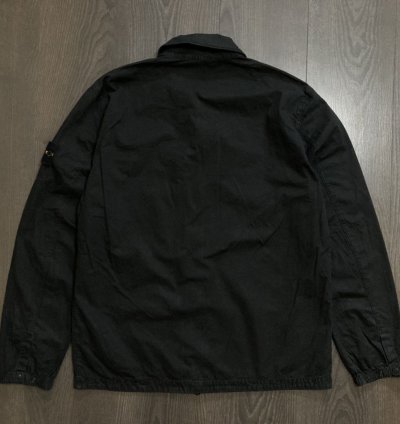 Stone Island Garment Dyed Zip Overshirt Jacket New