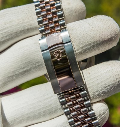 Rolex Datejust 36 Mother Of Pearl Dial - Everose Gold Steel Jubilee Bracelet