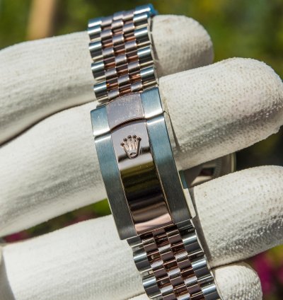 Rolex Datejust 36 Mother Of Pearl Dial - Everose Gold Steel Jubilee Bracelet