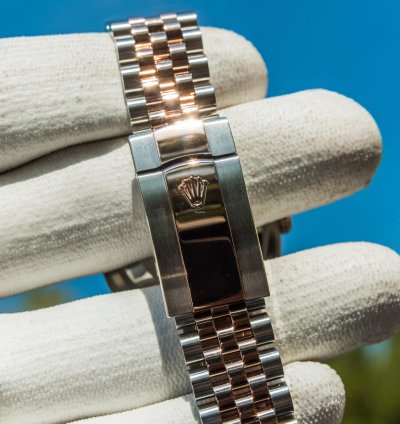 Rolex Datejust 36 Mother Of Pearl Dial - Everose Gold Steel Jubilee Bracelet