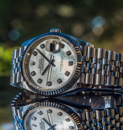 Rolex Datejust 36 Mother Of Pearl Diamond Set Dial