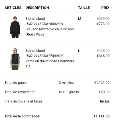 Stone Island Ghost Line Reversible Wool Jacket