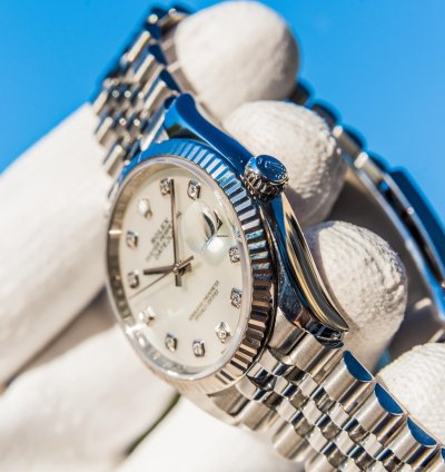 Rolex Datejust 36 Mother Of Pearl Diamond Set Dial