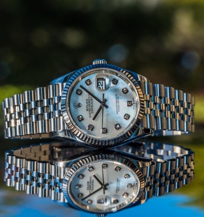 Rolex Datejust 36 Mother Of Pearl Diamond Set Dial