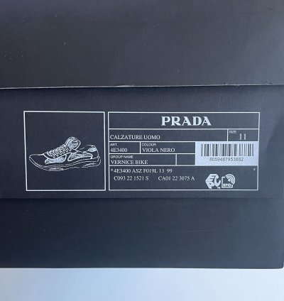 Prada America Cup Sneakers Size 11