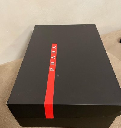 Prada America Cup Sneakers Us 7 prada 6royal Blue Silver