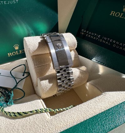 Rolex Datejust 36 New 2023 Diamond Bezel Pink Roman Diamond Dial Jubilee Bracelet Fluted Bezel