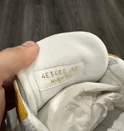 Prada America Cup Yellow Sneaker Size 10