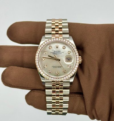 Rolex Datejust 36 New 2024 Mother Of Pearl Diamond Datejust 36