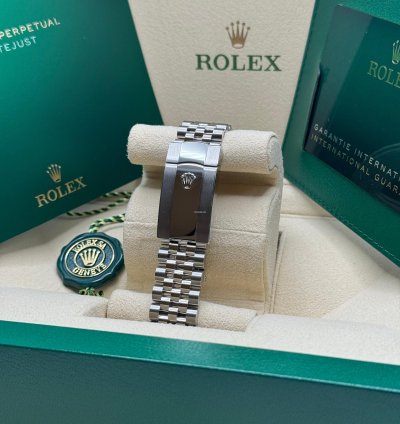 Rolex Datejust 36 New 2024 Pink Roman Pave69 Diamond Dial Diamond Bezel Stainless Steel Jubilee