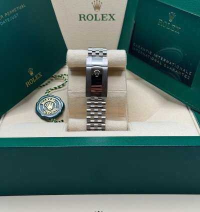 Rolex Datejust 36 New 2024 Pink Roman Pave69 Diamond Dial Diamond Bezel Stainless Steel Jubilee