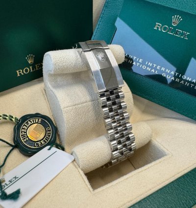 Rolex Datejust 36 New 2024 Purple Pave 6 9 Diamond Dial Stainless Steel Diamond Bezel Jubilee