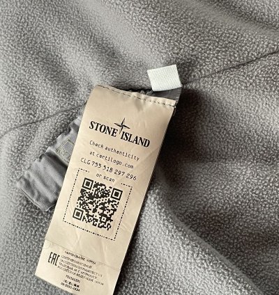 Stone Island Grey David Light-tc With Micropile