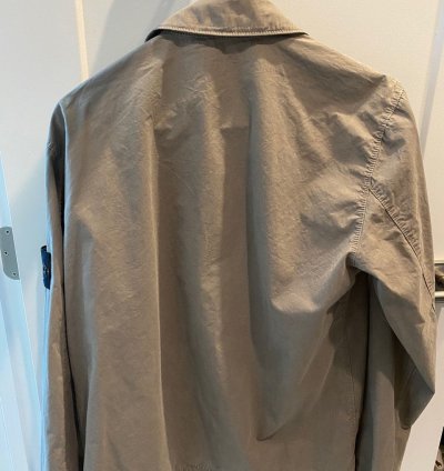 Stone Island Grey Garment-dyed Jacket size