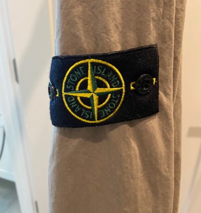 Stone Island Grey Garment-dyed Jacket size