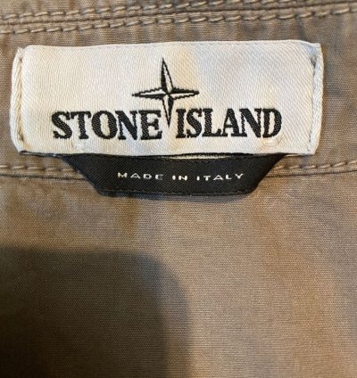 Stone Island Grey Garment-dyed Jacket size