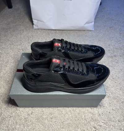 Prada Americas Cup Black Patent