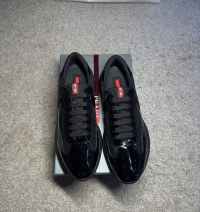Prada Americas Cup Black Patent