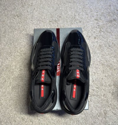 Prada Americas Cup Black Patent