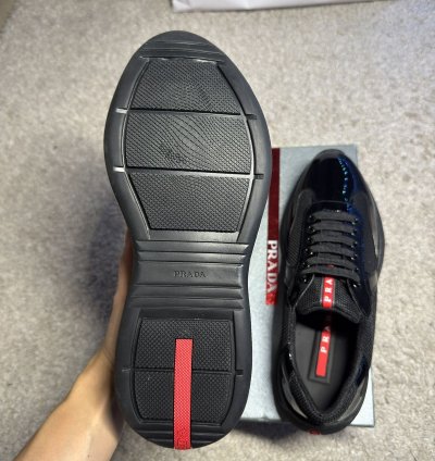 Prada Americas Cup Black Patent