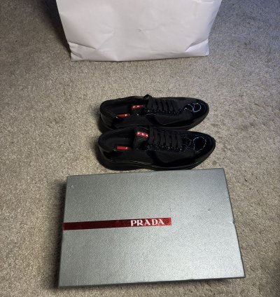 Prada Americas Cup Black Patent
