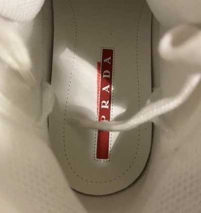 Prada Americas Cup Hightop Patent Leather Sneakers Brand New