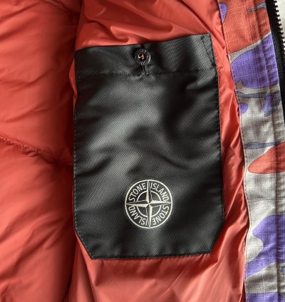 Stone Island Heritage Camo Ripstop Nylon Down Jacket