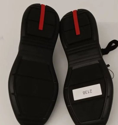 Prada Americas Cup Low-top Patent Leather Sneakers - 10