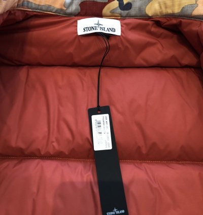 Stone Island Heritage Camo Ripstop Nylon Down Jacket Large