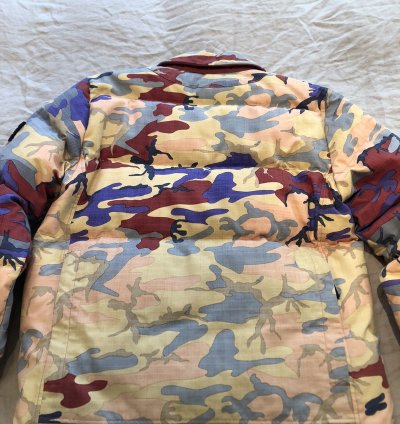 Stone Island Heritage Camo Ripstop Nylon Down Jacket Large