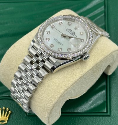 Rolex Datejust 36 Ng White Jub