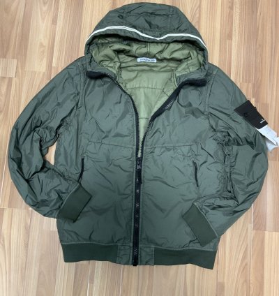 Stone Island Hooded Bomber Jacket