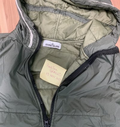 Stone Island Hooded Bomber Jacket