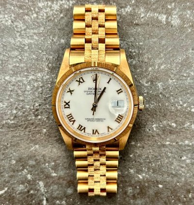 Rolex Datejust 36 Owned Since New 1999 Never Worn Original Box Paperwork