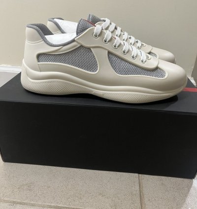 Prada Americas Cup Rubber Sneaker Sz 429us