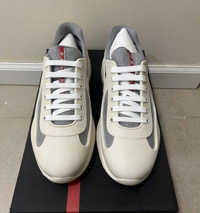 Prada Americas Cup Rubber Sneaker Sz 429us