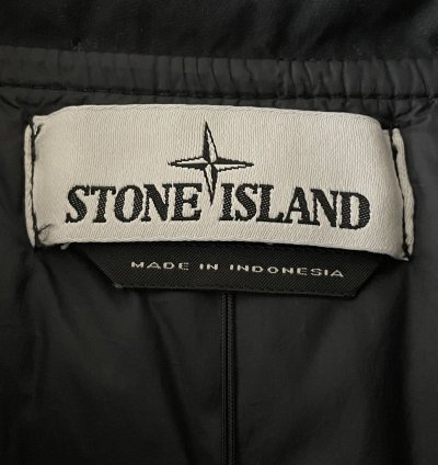 Stone Island Hooded Down Jacket Black