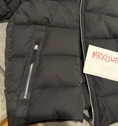 Stone Island Hooded Puffer Jacket Black Sz Large Brand New