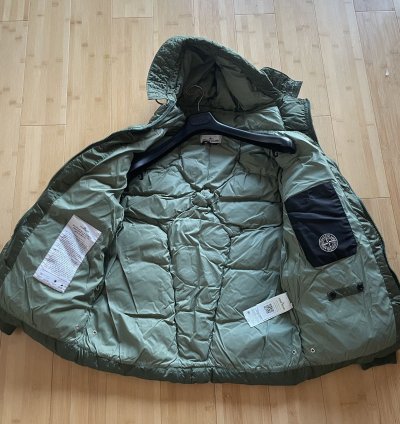 Stone Island Hooded Reflective Bomber