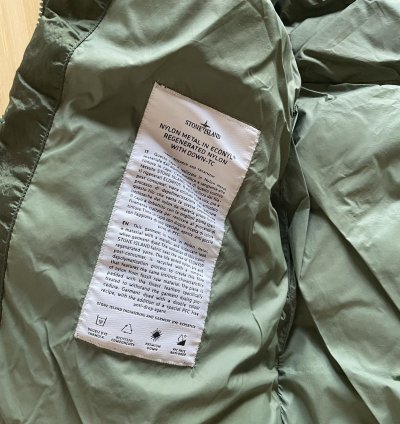 Stone Island Hooded Reflective Bomber